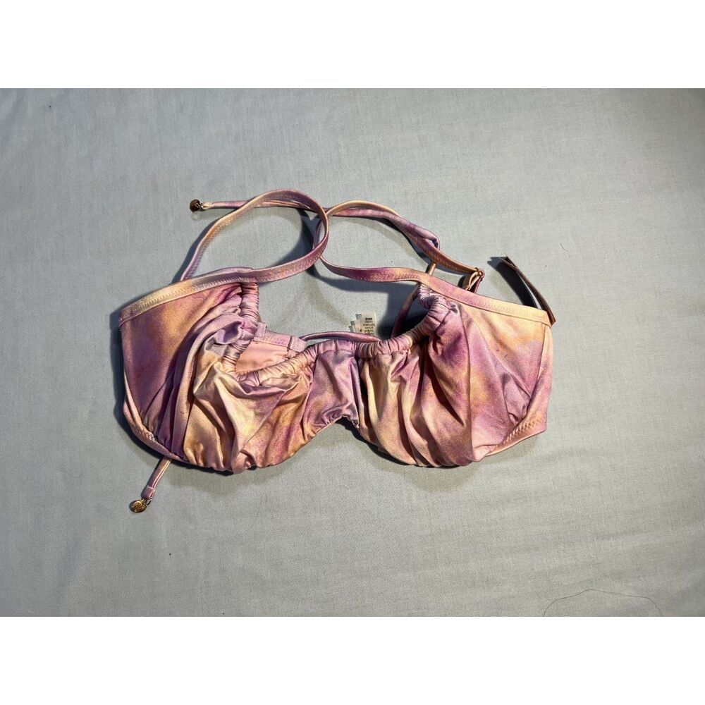 NWT Victoria's Secret Pastel Pink/Purple/Blue Underwire Bikini Top